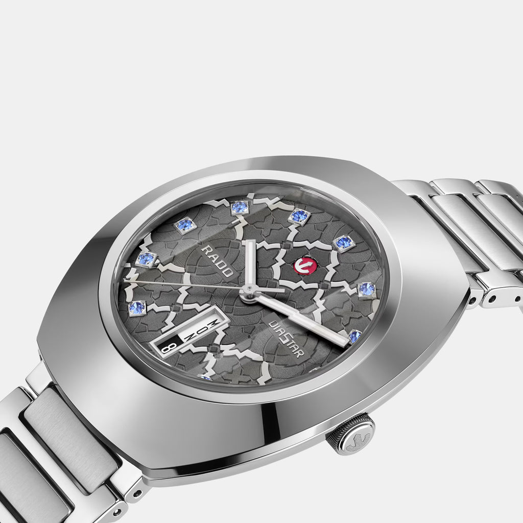 Diastar Original Men Quartz Grey Dial Analog Stainless Steel Watch R12160113