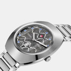 Diastar Original Men Quartz Grey Dial Analog Stainless Steel Watch R12160113