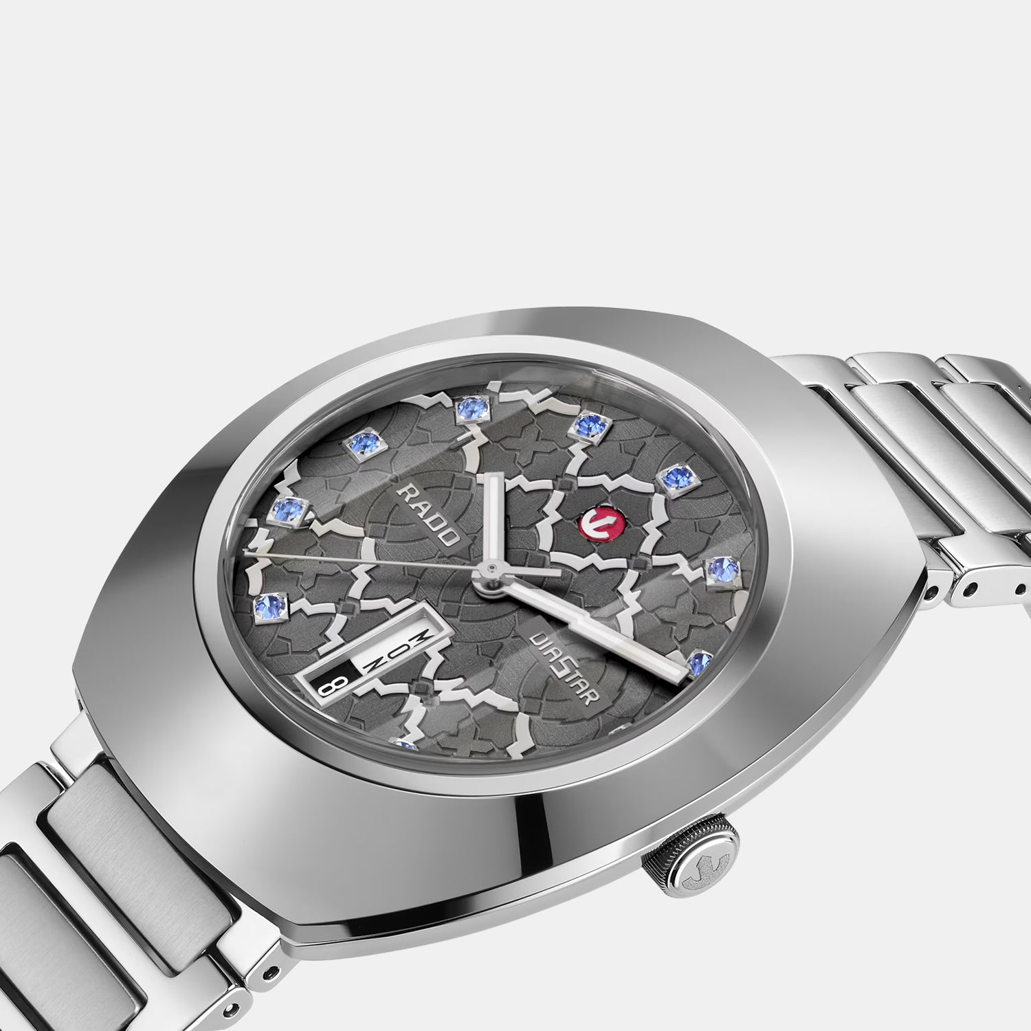 Diastar Original Men Quartz Grey Dial Analog Stainless Steel Watch R12160113