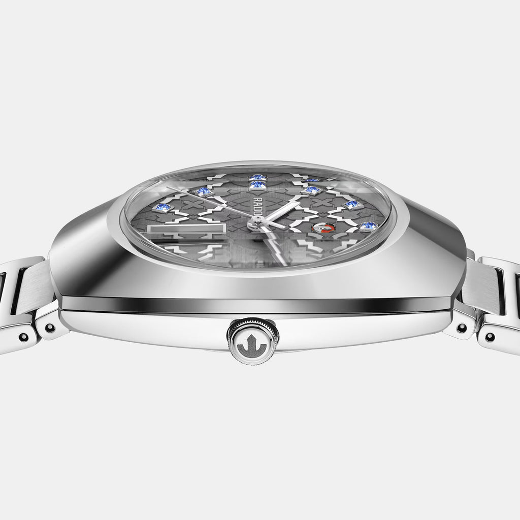 Diastar Original Men Quartz Grey Dial Analog Stainless Steel Watch R12160113