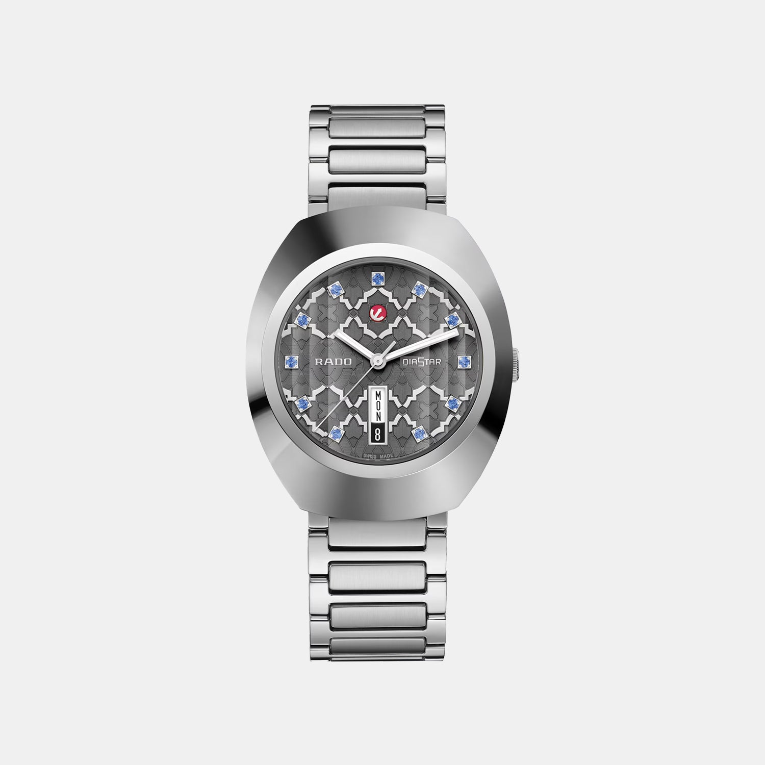 Diastar Original Men Quartz Grey Dial Analog Stainless Steel Watch R12160113