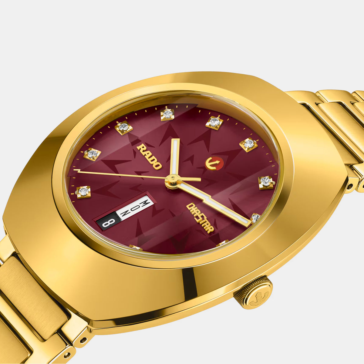 Diastar Original Unisex Automatic Red Dial Analog Stainless Steel Watch R12161573