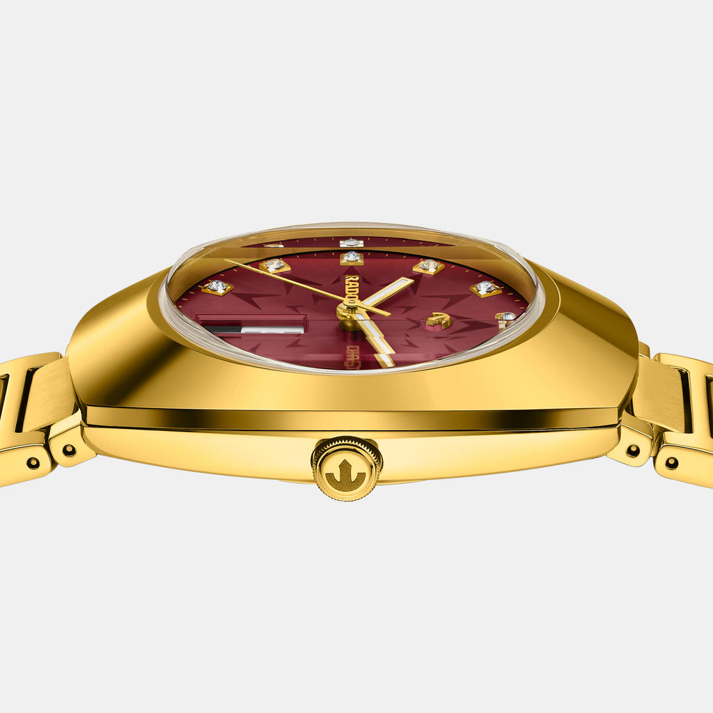 Diastar Original Unisex Automatic Red Dial Analog Stainless Steel Watch R12161573