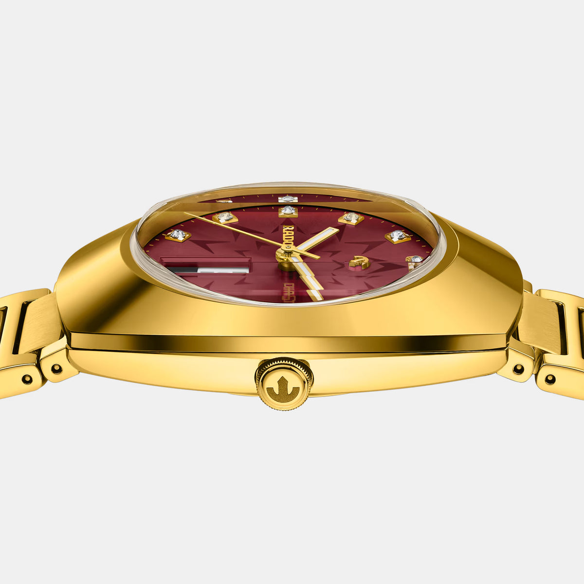 Diastar Original Unisex Automatic Red Dial Analog Stainless Steel Watch R12161573