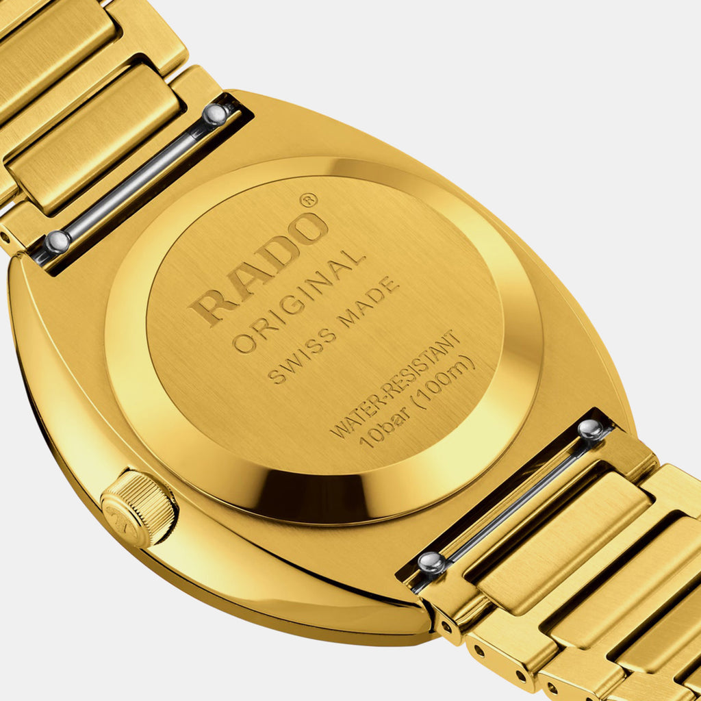 Diastar Unisex Automatic Yellow Dial Analog Stainless Steel Watch R12161633