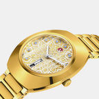 Diastar Unisex Automatic Yellow Dial Analog Stainless Steel Watch R12161643