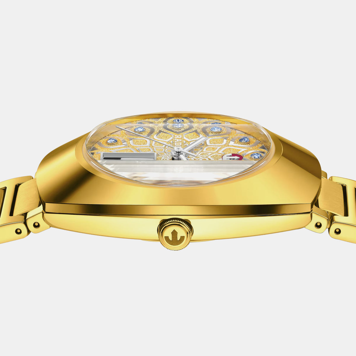 Diastar Unisex Automatic Yellow Dial Analog Stainless Steel Watch R12161643