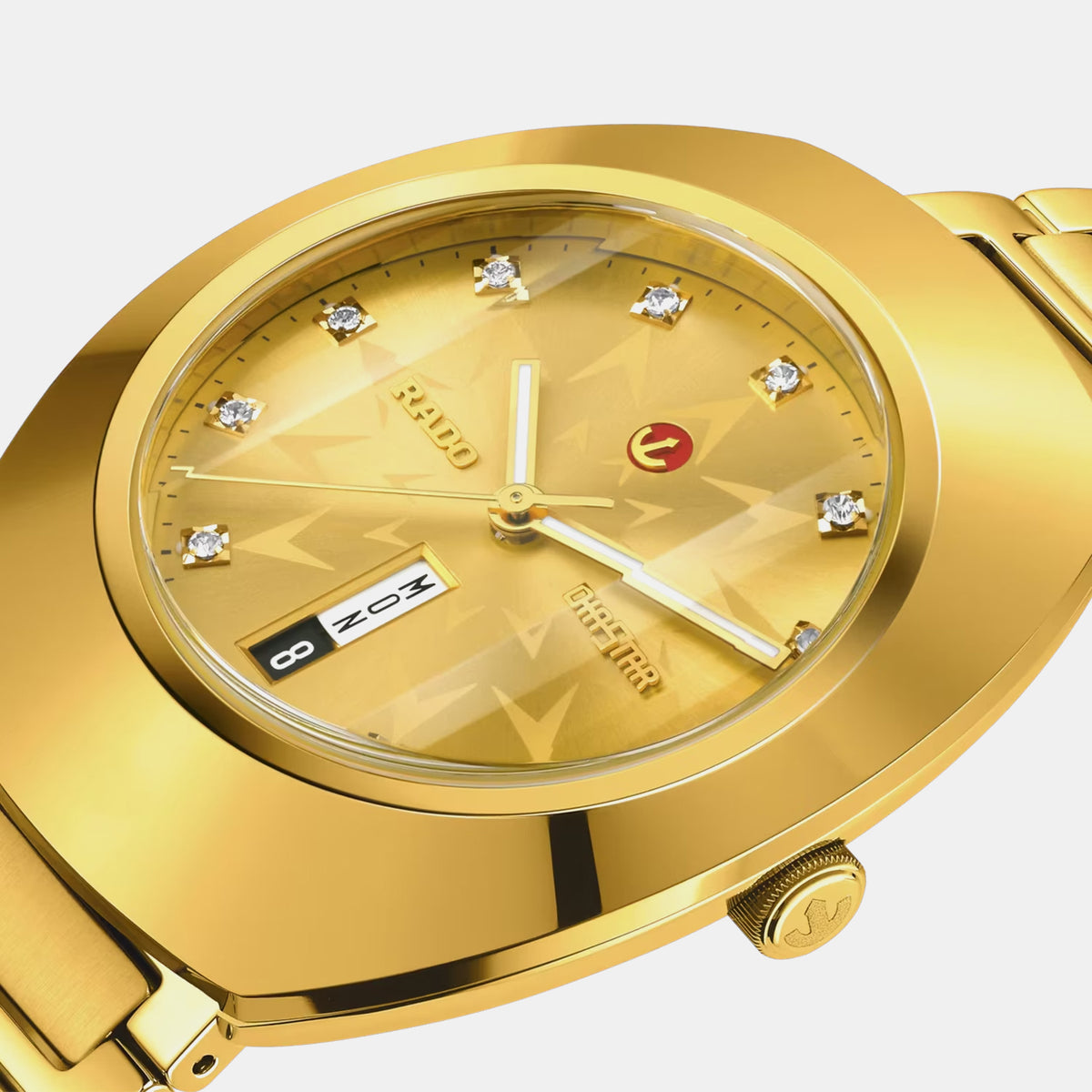 Diastar Unisex Automatic Gold Dial Analog Stainless Steel Watch R12161663