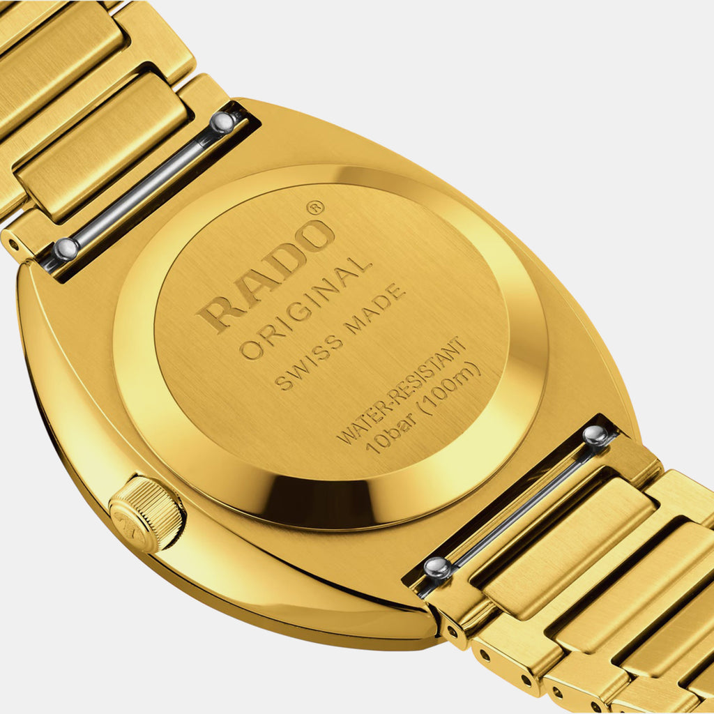 Diastar Unisex Automatic Yellow Dial Analog Stainless Steel Watch R12161733