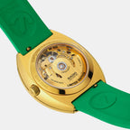 Diastar Original Skeleton Limited Edition Men Automatic Gold Dial Analog Rubber Watch R12166309
