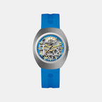 Diastar Original Skeleton Limited Edition Men Automatic Blue Dial Analog Rubber Watch R12169209