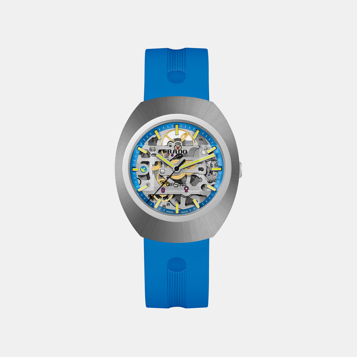 Diastar Men Automatic Blue Dial Analog Rubber Watch R12169209