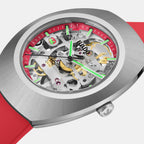 Diastar Original Skeleton Limited Edition Men Automatic Red Dial Analog Rubber Watch R12169409
