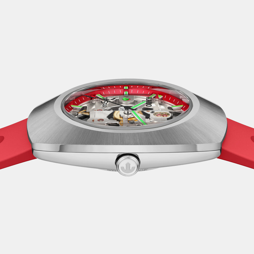 Diastar Original Skeleton Limited Edition Men Automatic Red Dial Analog Rubber Watch R12169409
