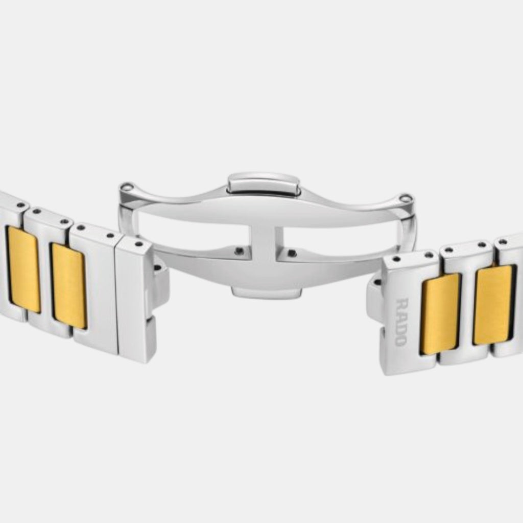 DiaStar Original Women Automatic Yellow Dial Analog Stainless Steel Watch R12170253