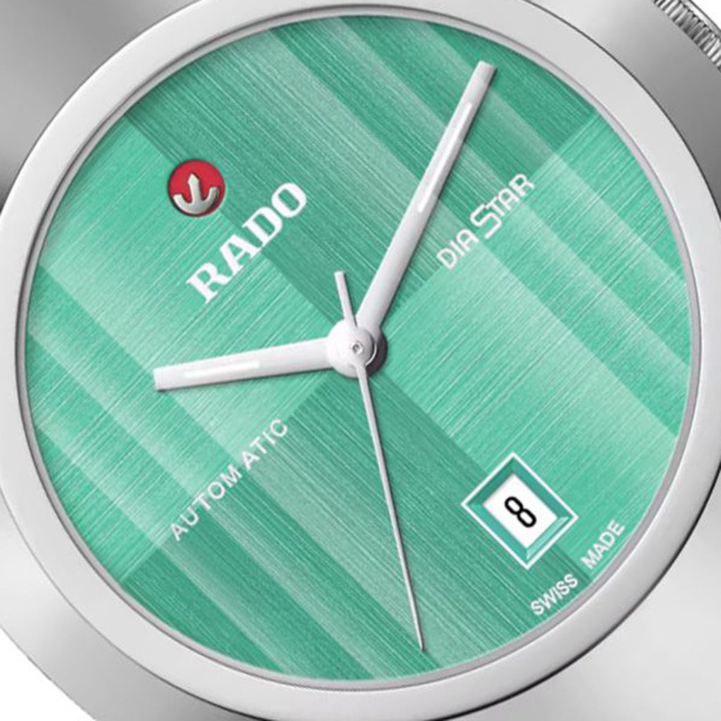 DiaStar Original Women Automatic Turquoise Dial Analog Stainless Steel Watch R12170323