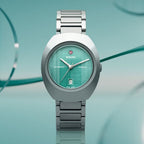 DiaStar Original Women Automatic Turquoise Dial Analog Stainless Steel Watch R12170323