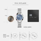DiaStar Original Women Automatic Blue Dial Analog Stainless Steel Watch R12170343