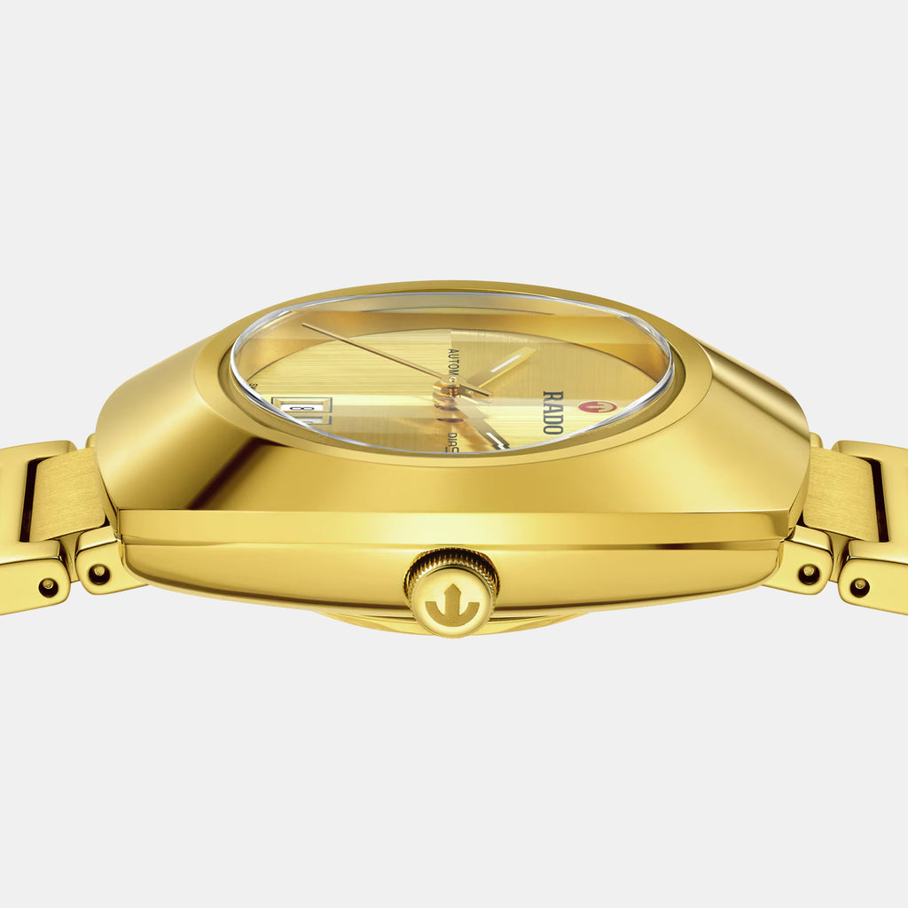 Diastar Original Women Automatic Yellow Dial Analog Stainless Steel Watch R12171253