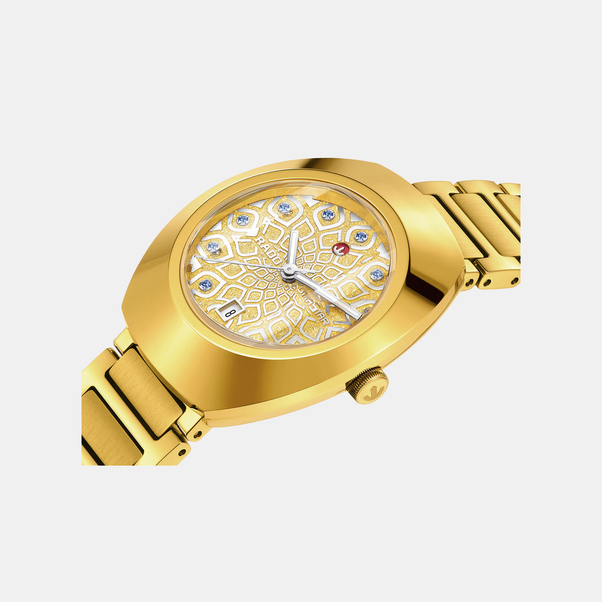 Diastar Women Automatic Yellow Dial Analog Stainless Steel Watch R12171643