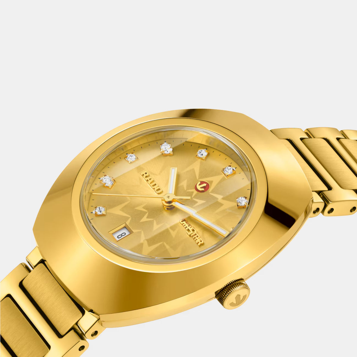 Diastar Women Automatic Gold Dial Analog Stainless Steel Watch R12171663