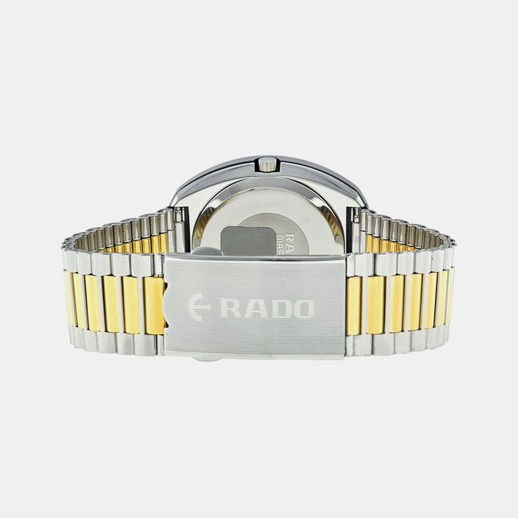Diastar Men Quartz Yellow Dial Analog Stainless Steel Watch R12391633