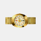 Diastar Men Automatic Gold Dial Analog Stainless Steel Watch R12413073
