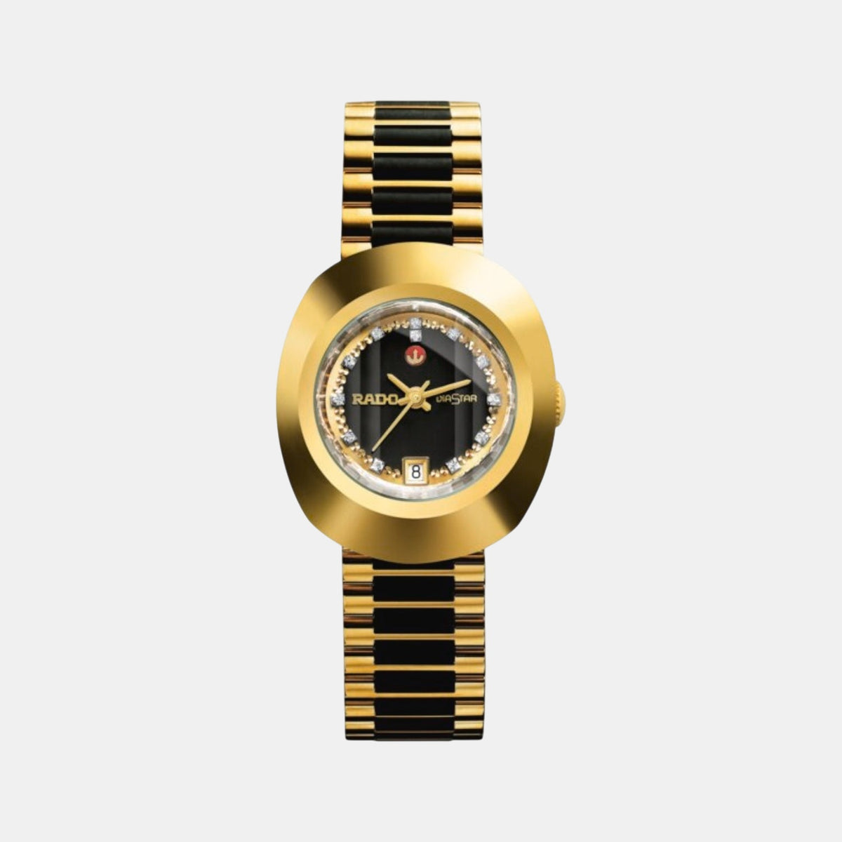 Diastar Women Automatic Black Dial Analog Stainless Steel Watch R12416514