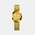 Diastar Women Automatic Gold Dial Analog Stainless Steel Watch R12416673