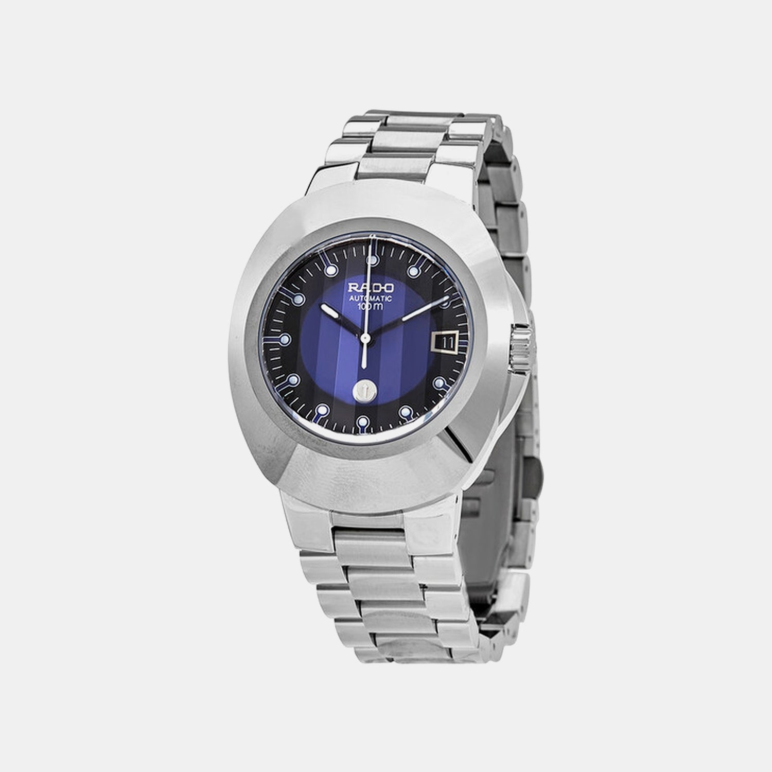 Diastar Men Automatic Blue Dial Analog Stainless Steel Watch R12637163