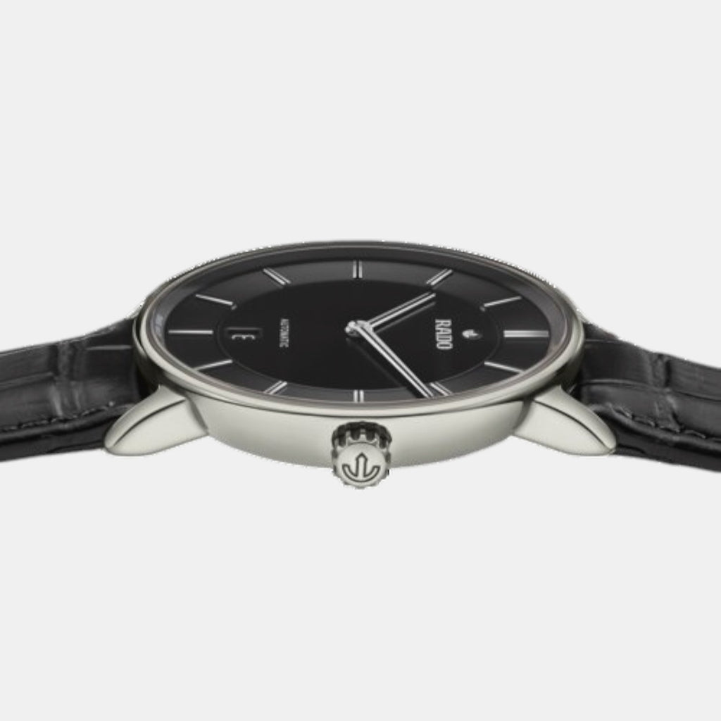 DiaMaster Thinline Men Automatic Black Dial Analog Leather Watch R14067166