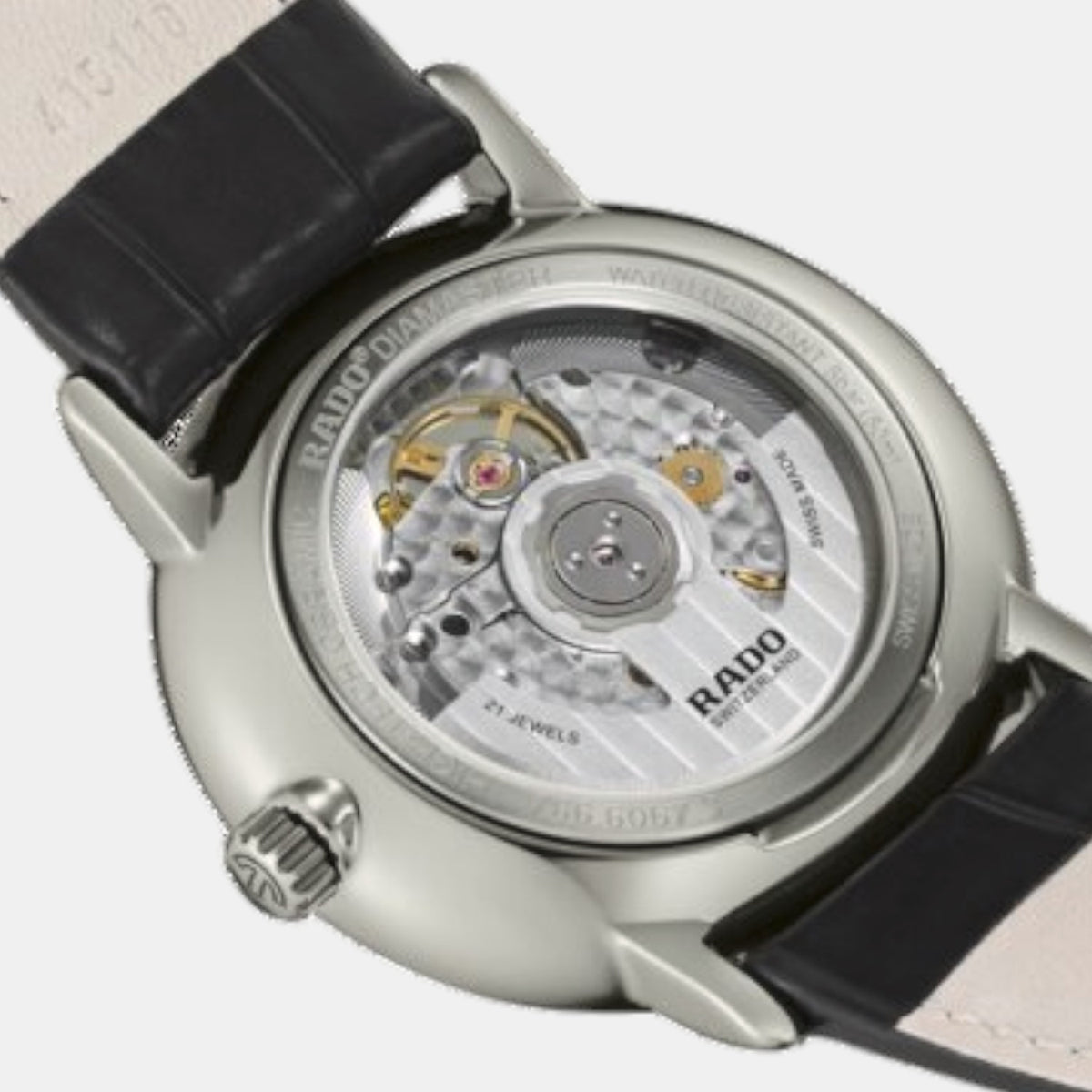 Diamaster Men Automatic Black Dial Analog Leather Watch R14067166