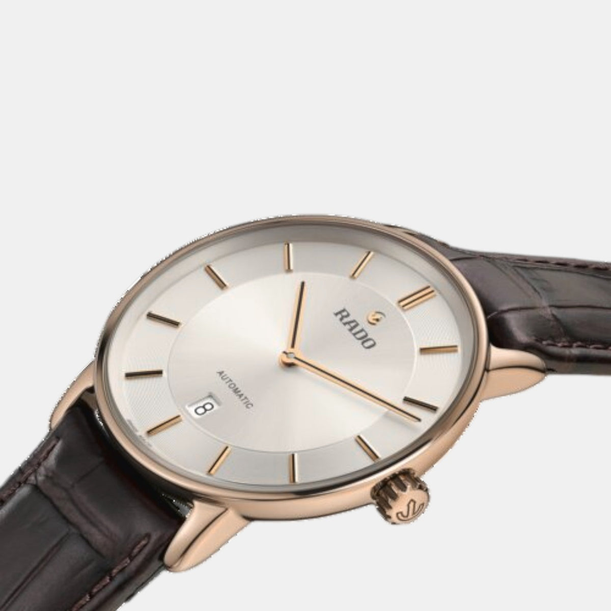 Diamaster Men Automatic Silver Dial Analog Leather Watch R14068036