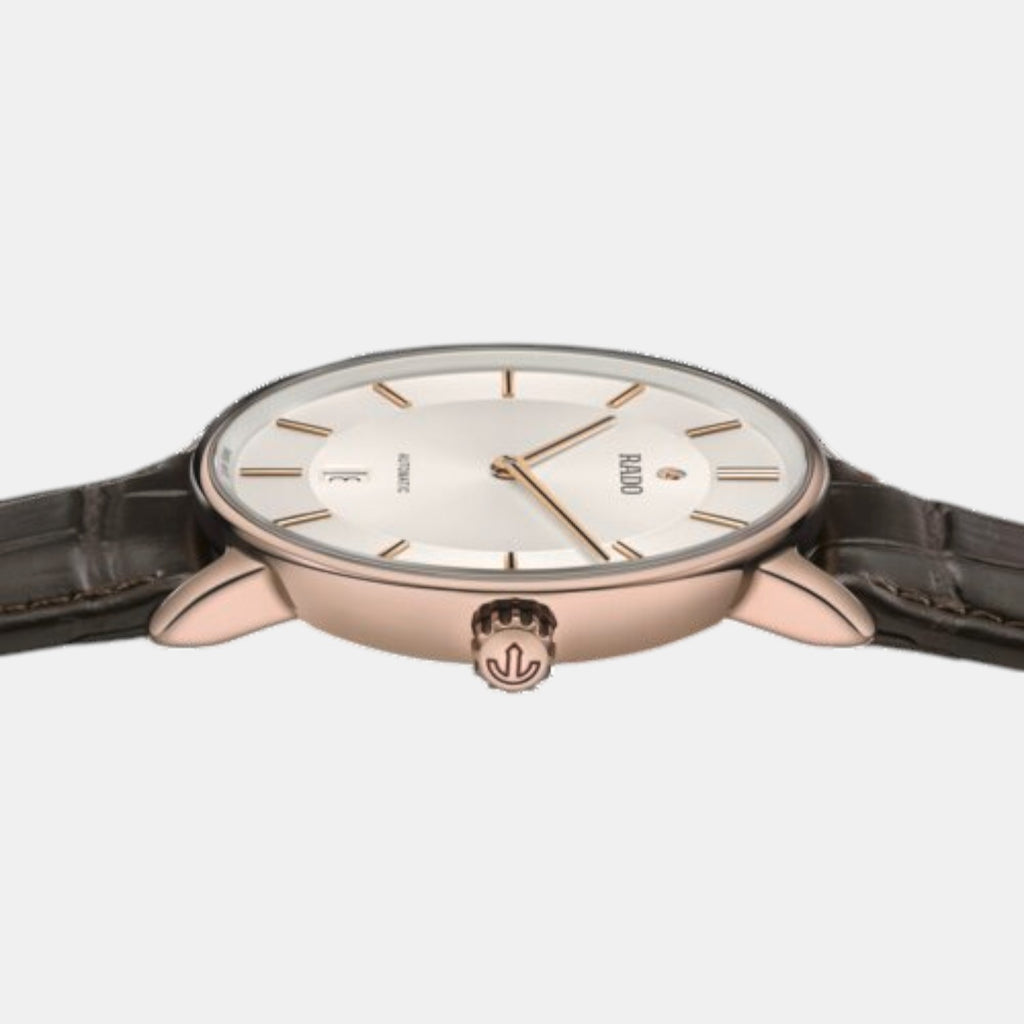 DiaMaster Thinline Men Automatic Silver Dial Analog Leather Watch R14068036