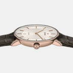 DiaMaster Thinline Men Automatic Silver Dial Analog Leather Watch R14068036