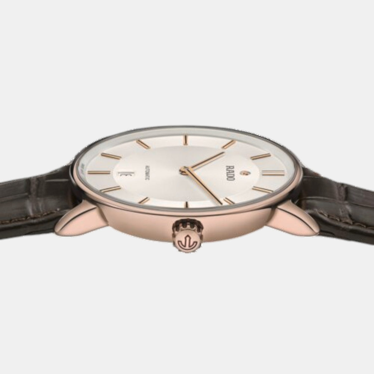 Diamaster Men Automatic Silver Dial Analog Leather Watch R14068036