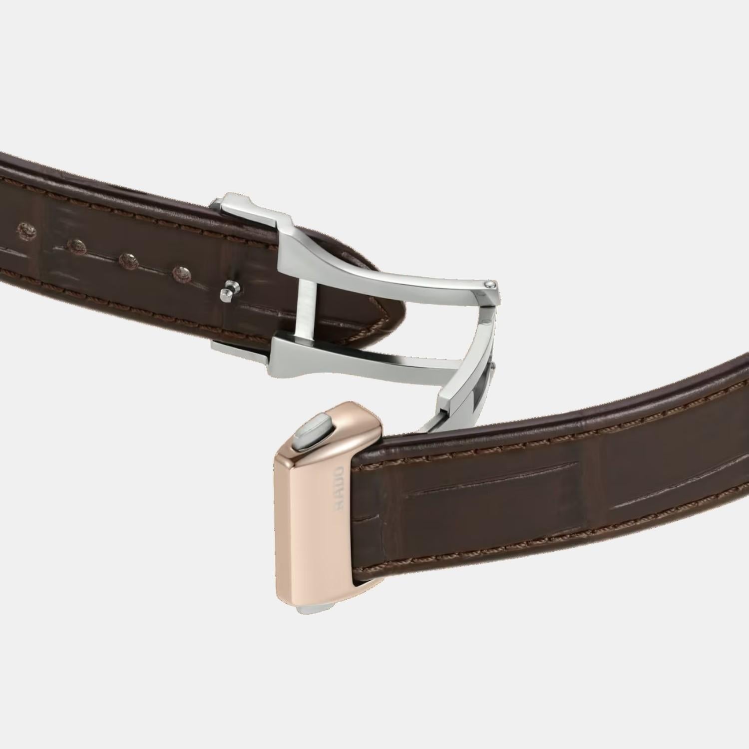 Diamaster Men Automatic Black Dial Analog Leather Watch R14068176