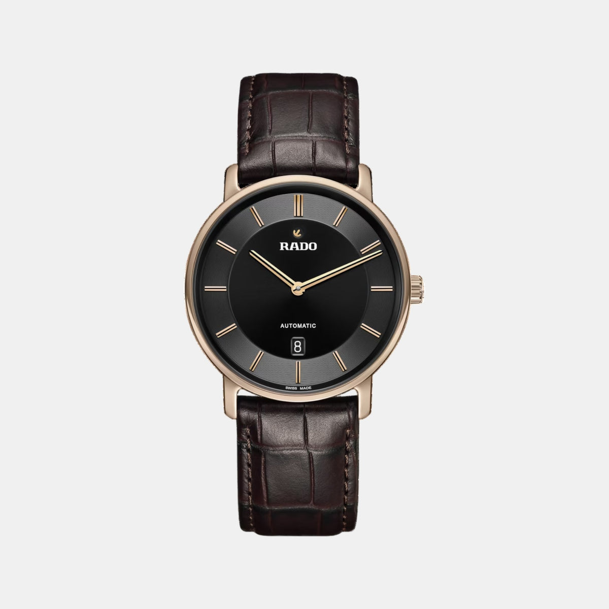 Diamaster Men Automatic Black Dial Analog Leather Watch R14068176