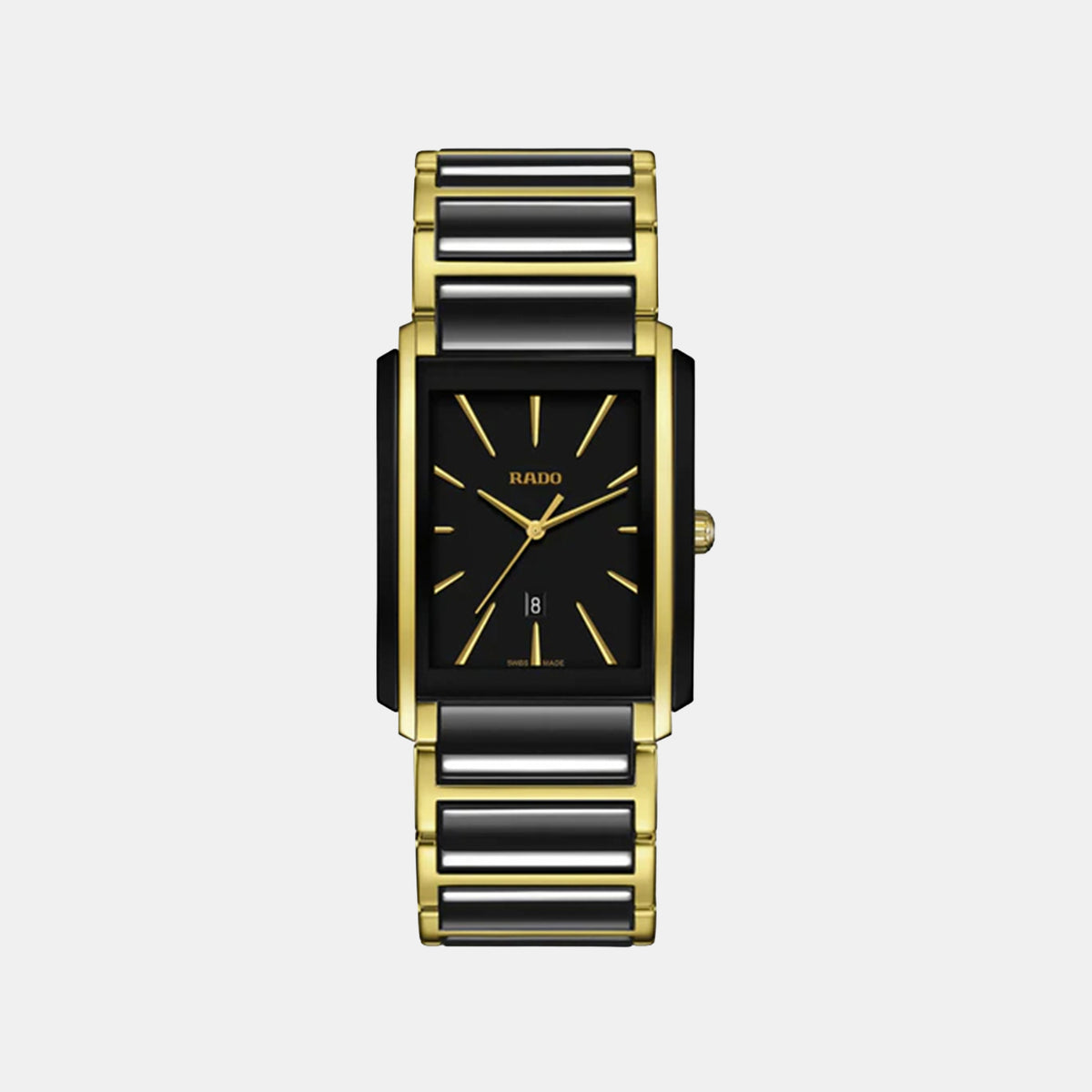 Integral Men Quartz Black Dial Analog Stainless Steel Watch R20204162