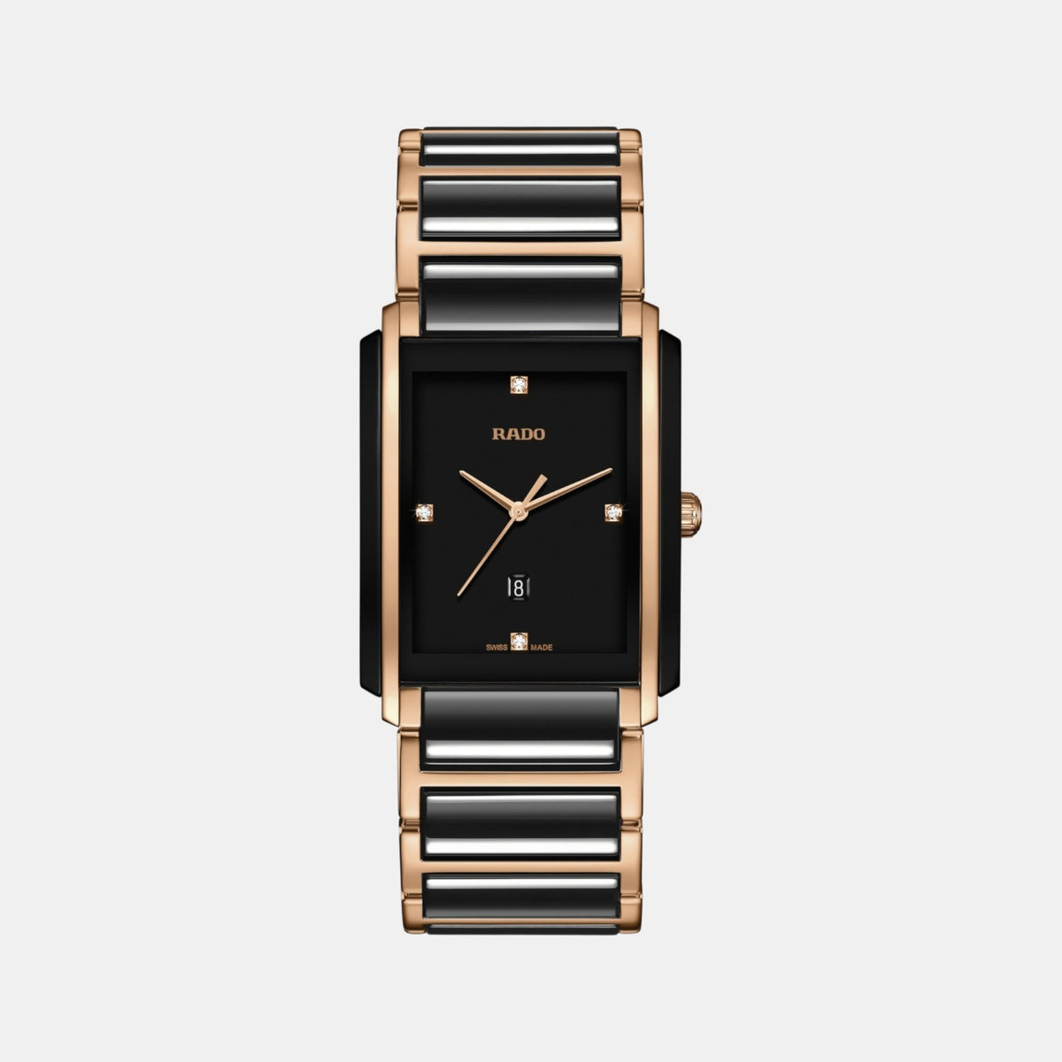 Integral Men Quartz Black Dial Analog Stainless Steel Watch R20207712