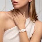Integral Unisex Quartz Mother Of Pearl Dial Analog Stainless Steel Watch R20251902
