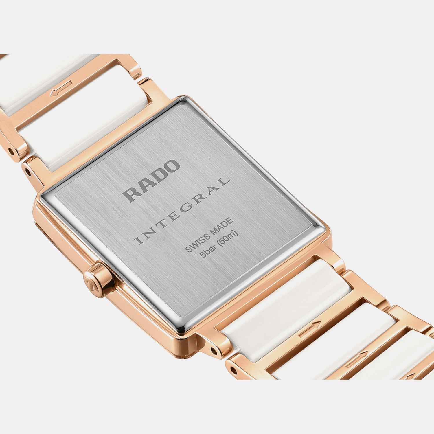 Integral Unisex Quartz White Mother Of Pearl Dial Analog Stainless Steel Watch R20251902