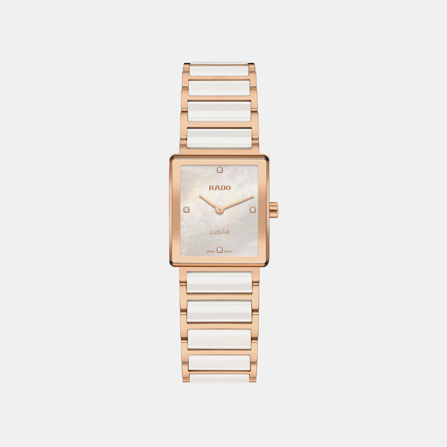 Integral Unisex Quartz White Mother Of Pearl Dial Analog Stainless Steel Watch R20251902