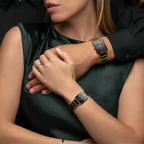 Integral Diamonds Unisex Quartz Black Dial Analog Stainless Steel Watch R20252702