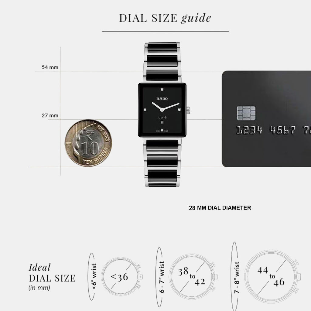Integral Diamonds Women Quartz Black Dial Analog Stainless Steel Watch R20253712