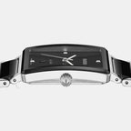 Integral Diamonds Men Quartz Black Dial Analog Stainless Steel Watch R20255712