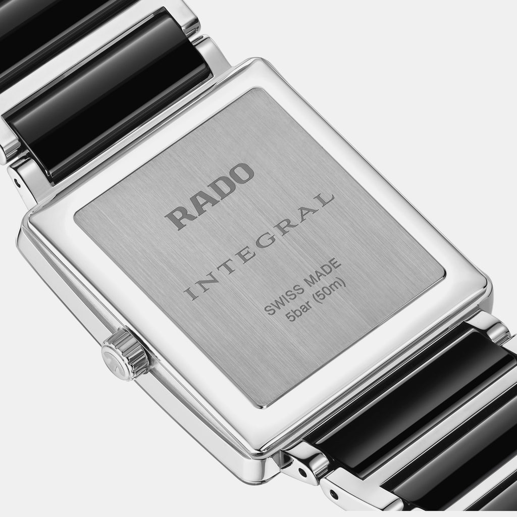 Integral Diamonds Men Quartz Black Dial Analog Stainless Steel Watch R20255712