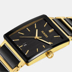 Integral Unisex Quartz Black Dial Analog Stainless Steel Watch R20256162