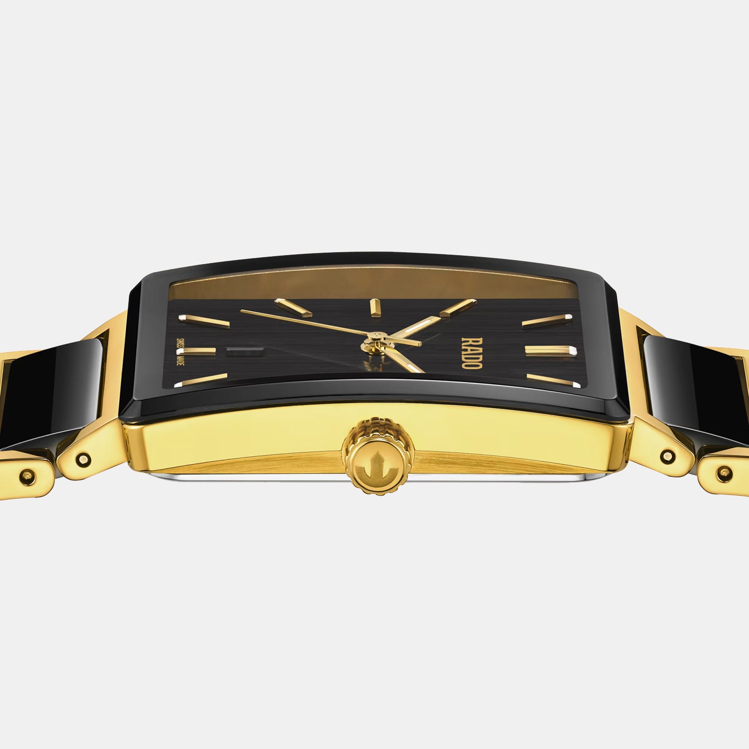 Integral Unisex Quartz Black Dial Analog Stainless Steel Watch R20256162