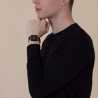 Integral Unisex Quartz Black Dial Analog Stainless Steel Watch R20256162